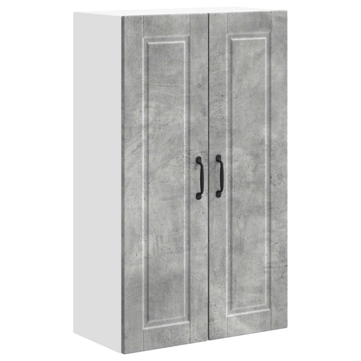 vidaXL Wall Cabinet PORTO Concrete Grey 60 x 31 x 100 cm