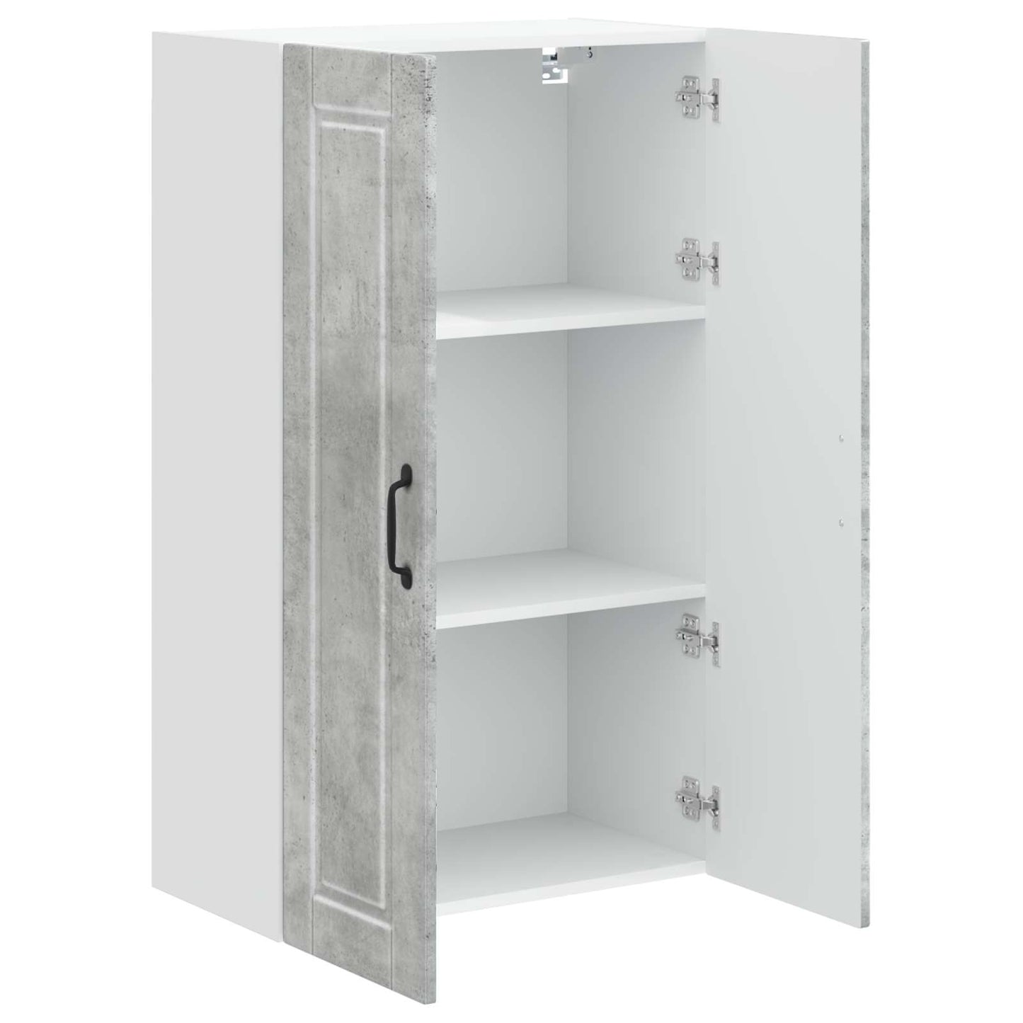 vidaXL Wall Cabinet PORTO Concrete Grey 60 x 31 x 100 cm