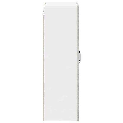vidaXL Wall Cabinet PORTO Concrete Grey 60 x 31 x 100 cm
