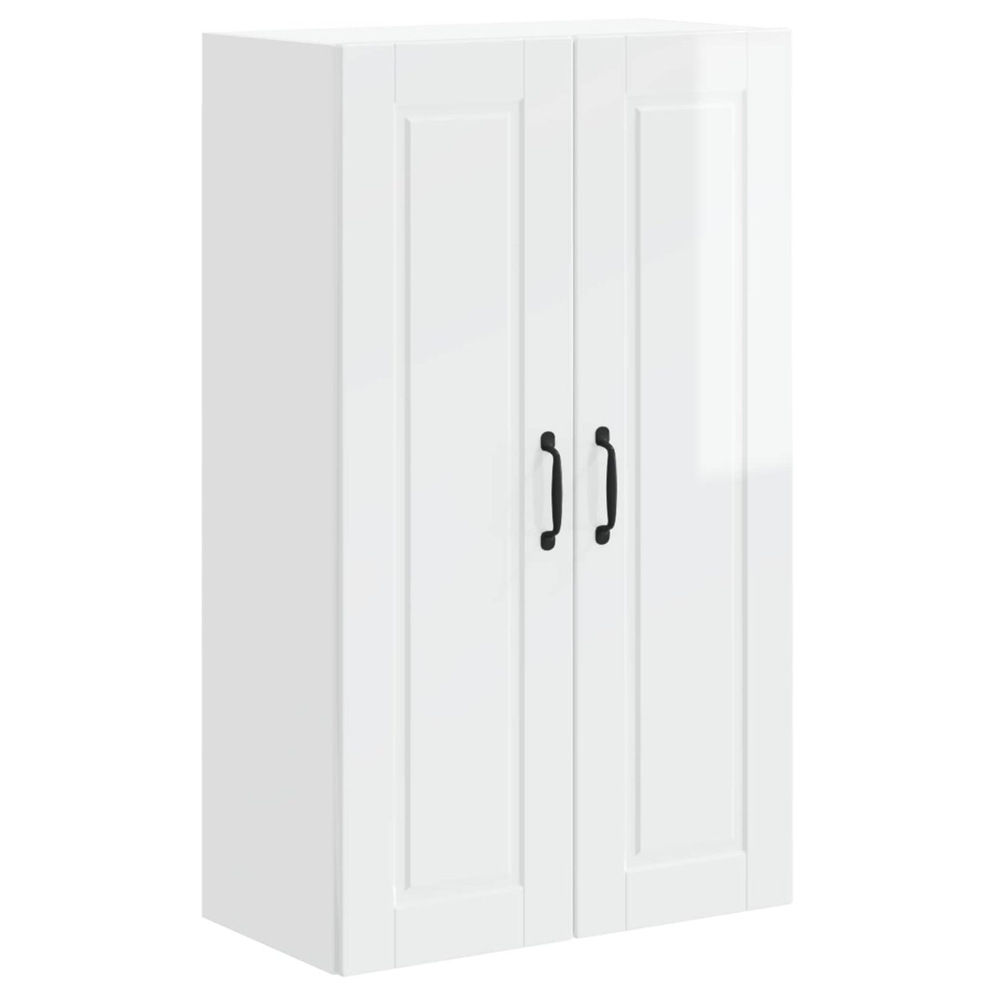 vidaXL Wall Cabinet PORTO High Gloss White 60 x 31 x 100 cm