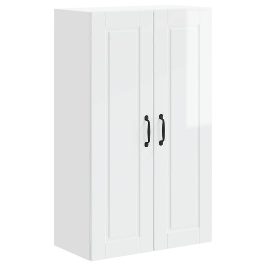 vidaXL Wall Cabinet PORTO High Gloss White 60 x 31 x 100 cm