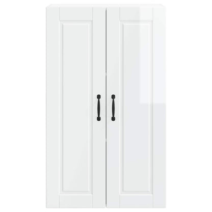 vidaXL Wall Cabinet PORTO High Gloss White 60 x 31 x 100 cm
