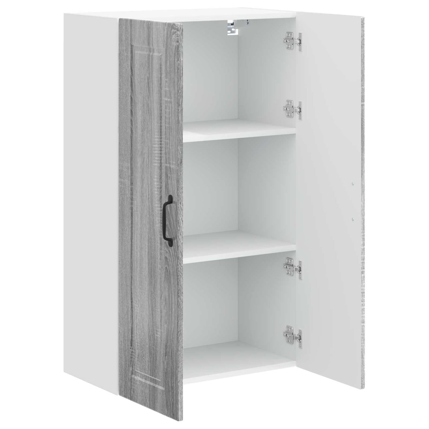 vidaXL Wall Cabinet PORTO Grey Sonoma 60 x 31 x 100 cm Engineered Wood