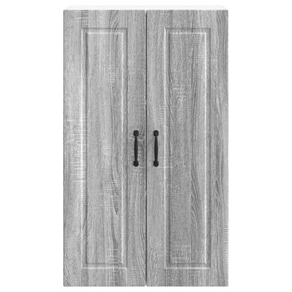 vidaXL Wall Cabinet PORTO Grey Sonoma 60 x 31 x 100 cm Engineered Wood
