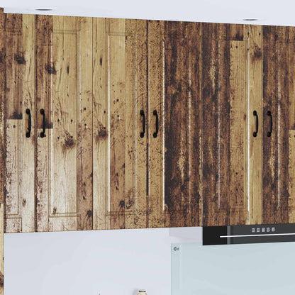 vidaXL Wall Cabinet PORTO Old Wood 60 x 31 x 100 cm Engineered Wood