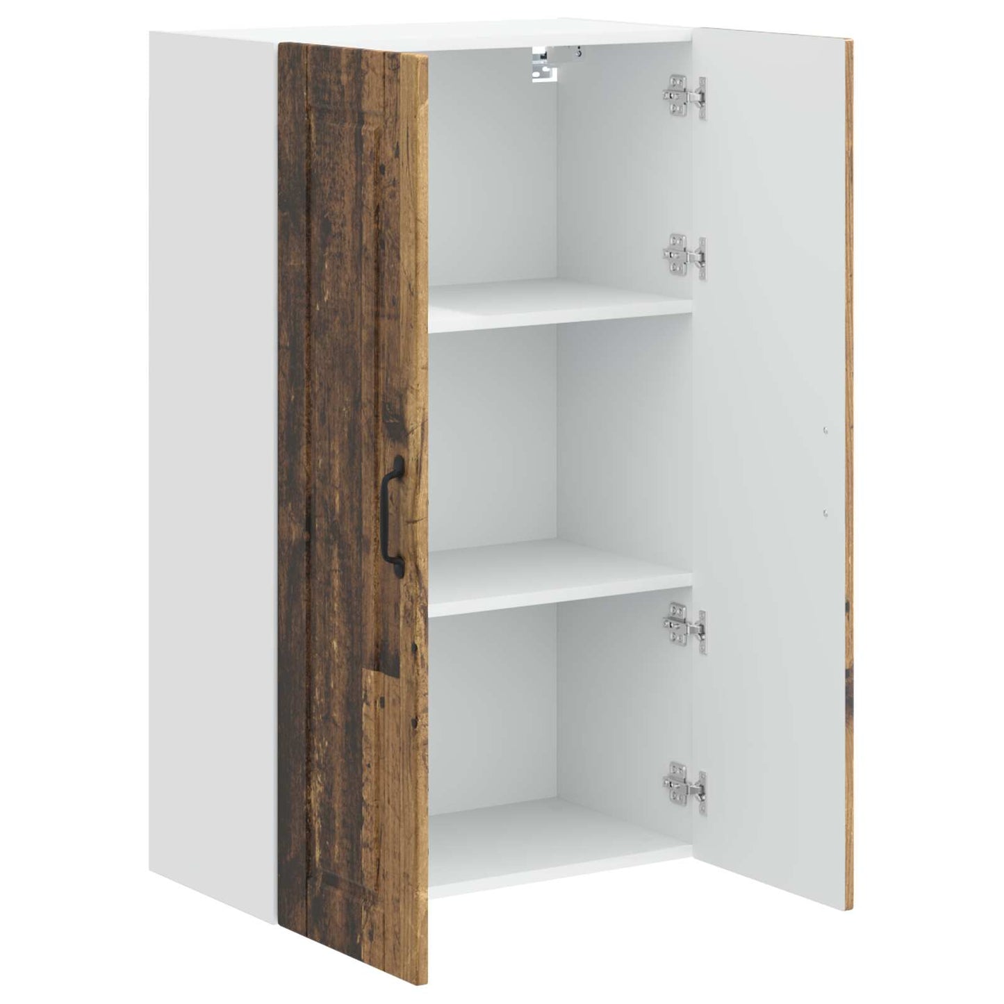 vidaXL Wall Cabinet PORTO Old Wood 60 x 31 x 100 cm Engineered Wood