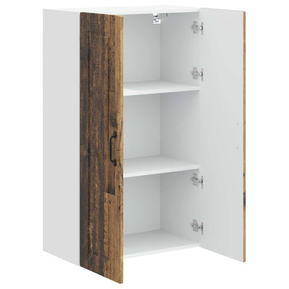 vidaXL Wall Cabinet PORTO Old Wood 60 x 31 x 100 cm Engineered Wood