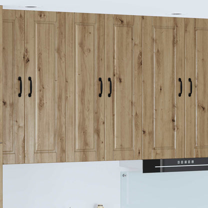 vidaXL Wall Cabinet PORTO Artisan Oak 60 x 31 x 100 cm Engineered Wood