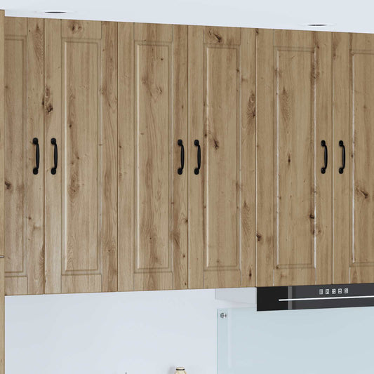 vidaXL Wall Cabinet PORTO Artisan Oak 60 x 31 x 100 cm Engineered Wood