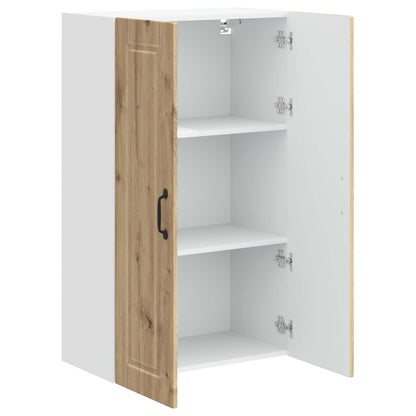 vidaXL Wall Cabinet PORTO Artisan Oak 60 x 31 x 100 cm Engineered Wood
