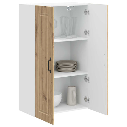 vidaXL Wall Cabinet PORTO Artisan Oak 60 x 31 x 100 cm Engineered Wood