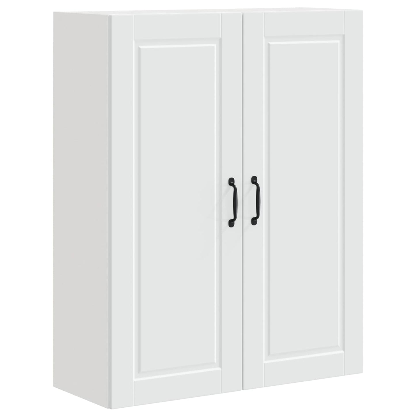 vidaXL Wall Cabinet PORTO White 80 x 31 x 100 cm Engineered Wood