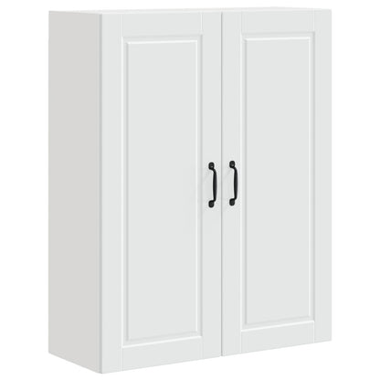 vidaXL Wall Cabinet PORTO White 80 x 31 x 100 cm Engineered Wood