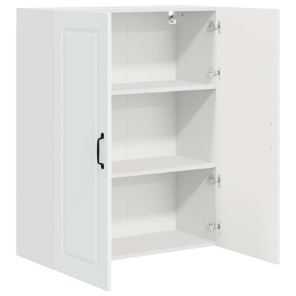 vidaXL Wall Cabinet PORTO White 80 x 31 x 100 cm Engineered Wood