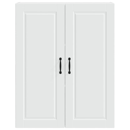 vidaXL Wall Cabinet PORTO White 80 x 31 x 100 cm Engineered Wood