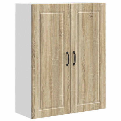vidaXL Wall Cabinet PORTO Sonoma Oak 80 x 31 x 100 cm Engineered Wood