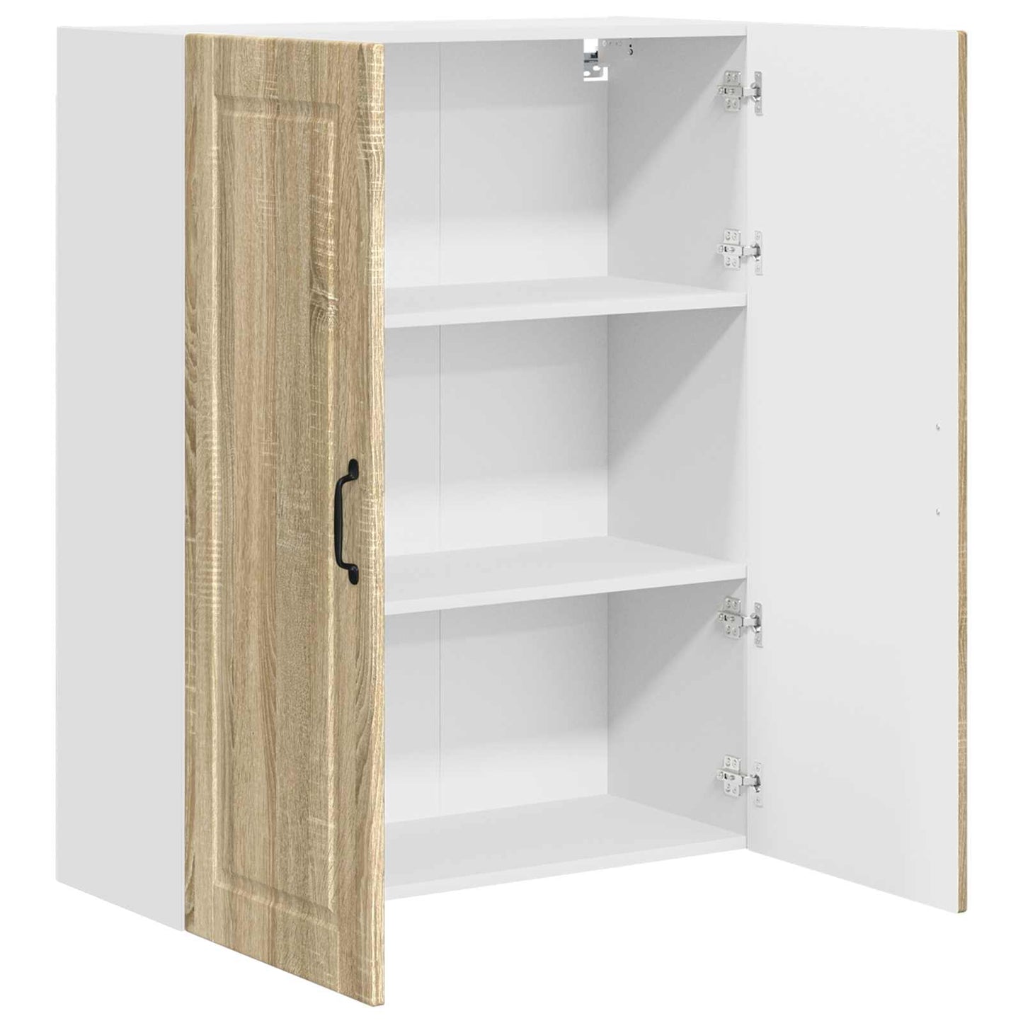 vidaXL Wall Cabinet PORTO Sonoma Oak 80 x 31 x 100 cm Engineered Wood