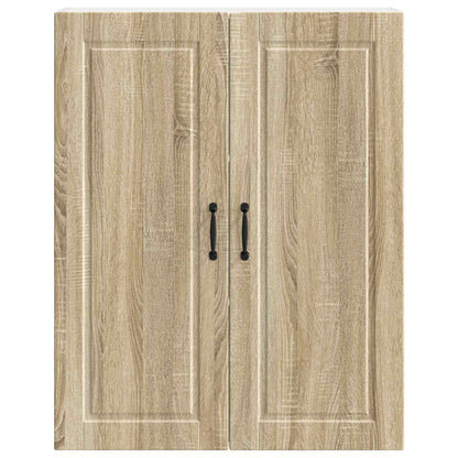 vidaXL Wall Cabinet PORTO Sonoma Oak 80 x 31 x 100 cm Engineered Wood