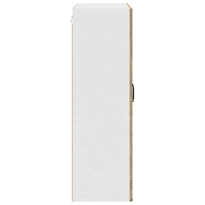 vidaXL Wall Cabinet PORTO Sonoma Oak 80 x 31 x 100 cm Engineered Wood