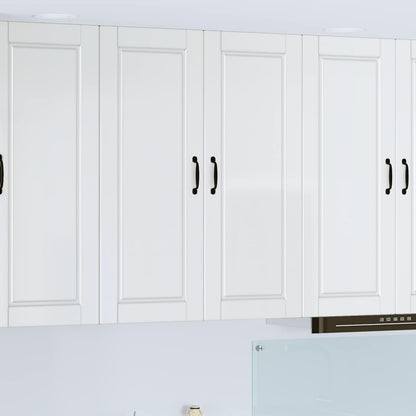 vidaXL Wall Cabinet PORTO High Gloss White 80 x 31 x 100 cm