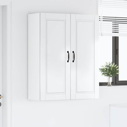 vidaXL Wall Cabinet PORTO High Gloss White 80 x 31 x 100 cm