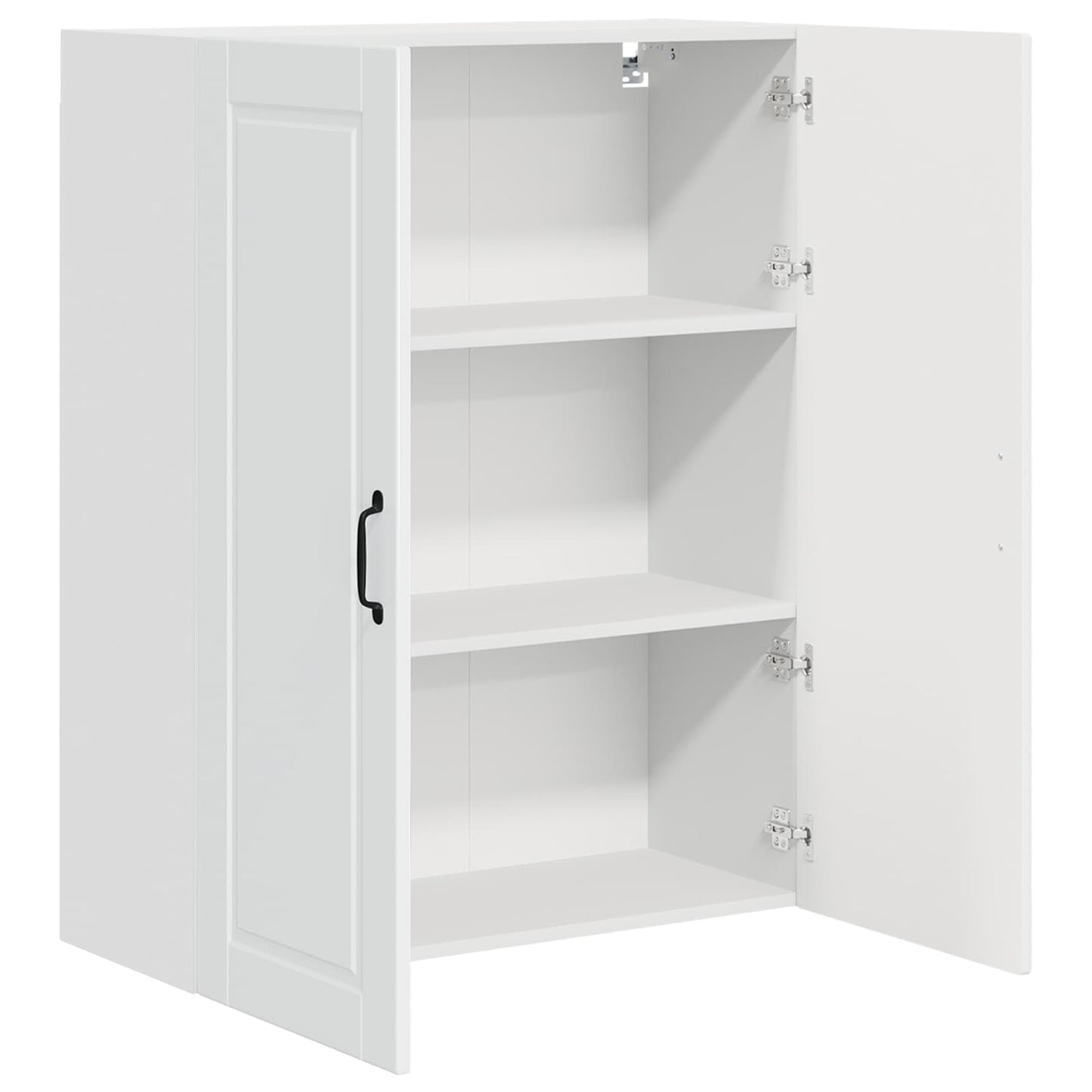 vidaXL Wall Cabinet PORTO High Gloss White 80 x 31 x 100 cm