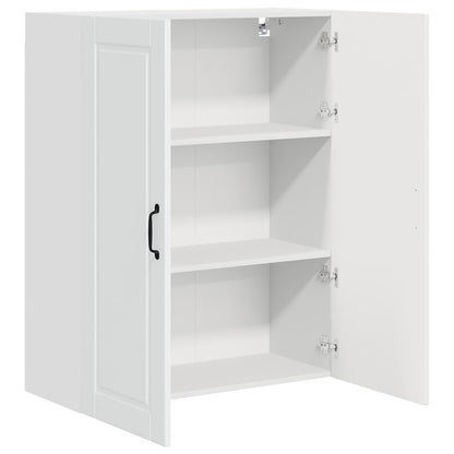 vidaXL Wall Cabinet PORTO High Gloss White 80 x 31 x 100 cm