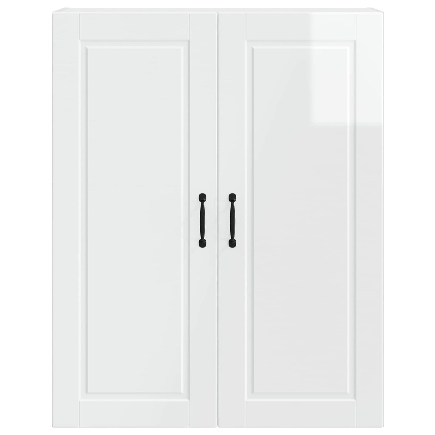vidaXL Wall Cabinet PORTO High Gloss White 80 x 31 x 100 cm