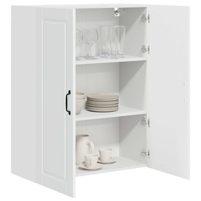 vidaXL Wall Cabinet PORTO High Gloss White 80 x 31 x 100 cm