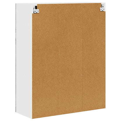 vidaXL Wall Cabinet PORTO Grey Sonoma 80 x 31 x 100 cm Engineered Wood