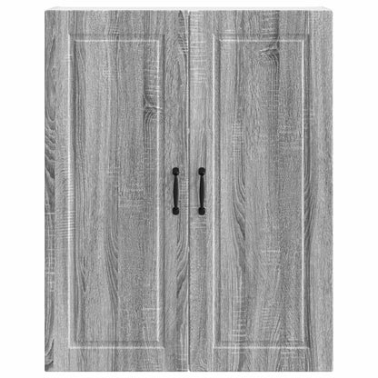 vidaXL Wall Cabinet PORTO Grey Sonoma 80 x 31 x 100 cm Engineered Wood