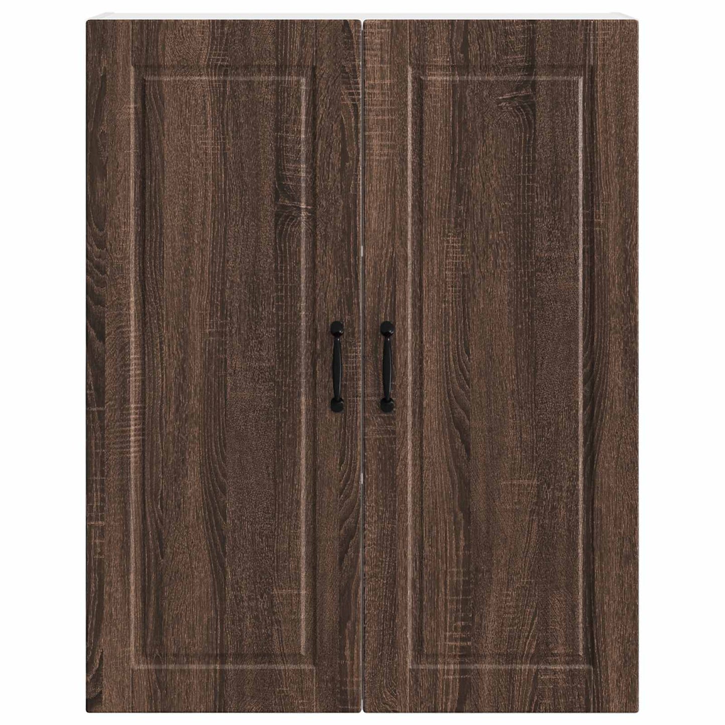 vidaXL Wall Cabinet PORTO Brown Oak 80 x 31 x 100 cm Engineered Wood
