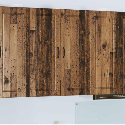 vidaXL Wall Cabinet PORTO Old Wood 80 x 31 x 100 cm Engineered Wood