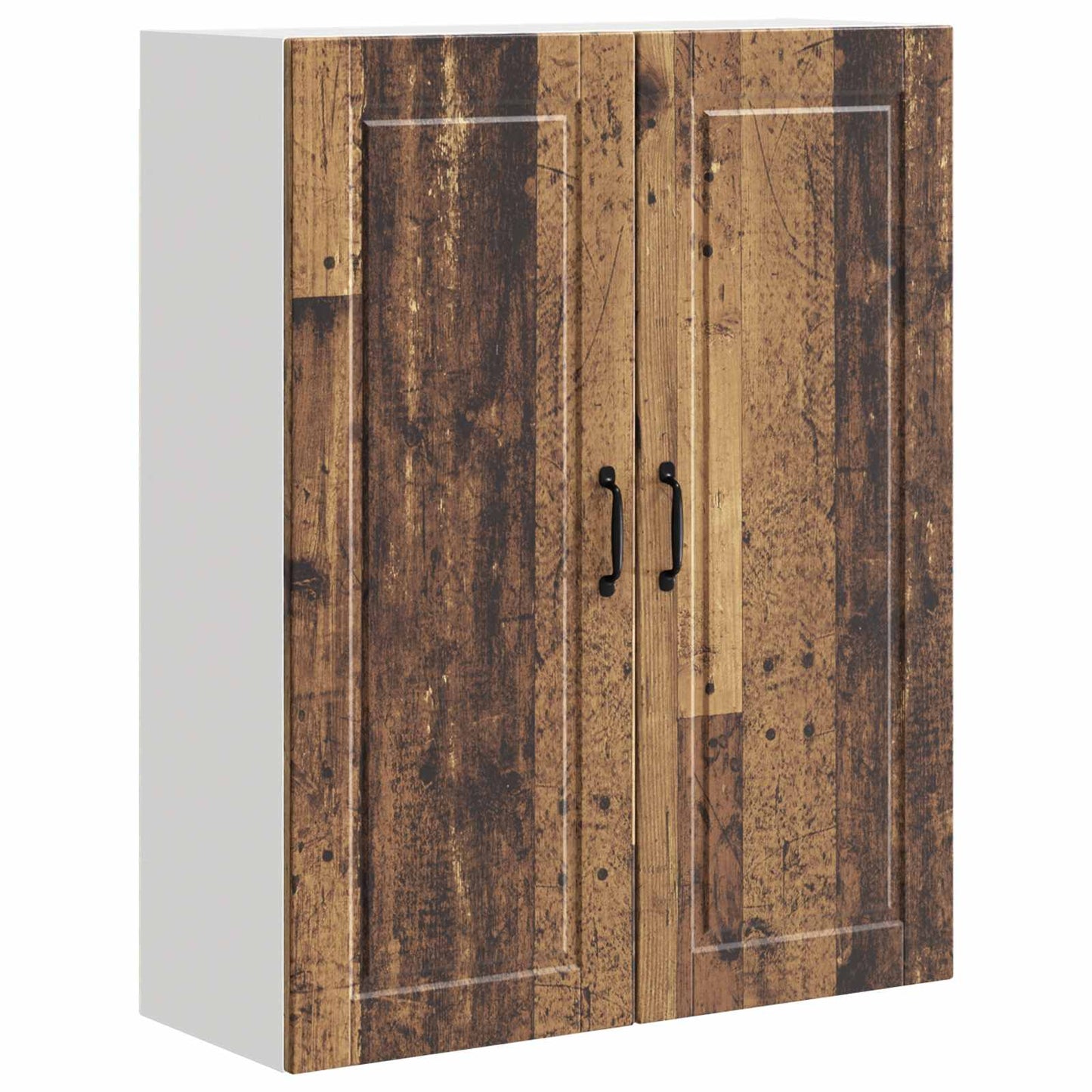 vidaXL Wall Cabinet PORTO Old Wood 80 x 31 x 100 cm Engineered Wood