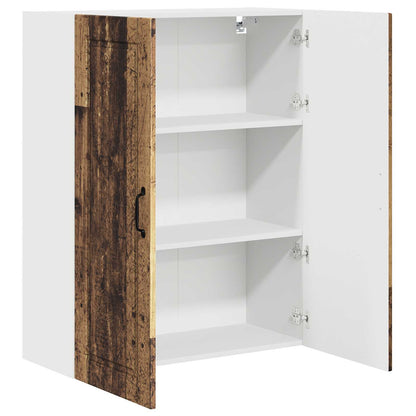 vidaXL Wall Cabinet PORTO Old Wood 80 x 31 x 100 cm Engineered Wood