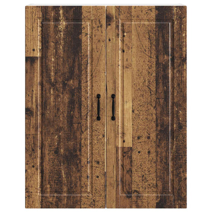 vidaXL Wall Cabinet PORTO Old Wood 80 x 31 x 100 cm Engineered Wood