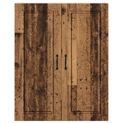 vidaXL Wall Cabinet PORTO Old Wood 80 x 31 x 100 cm Engineered Wood