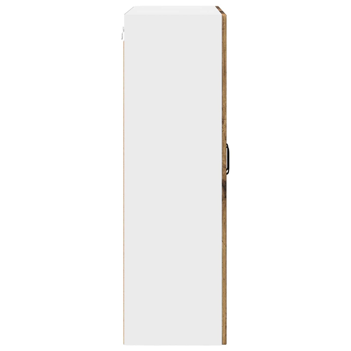 vidaXL Wall Cabinet PORTO Old Wood 80 x 31 x 100 cm Engineered Wood