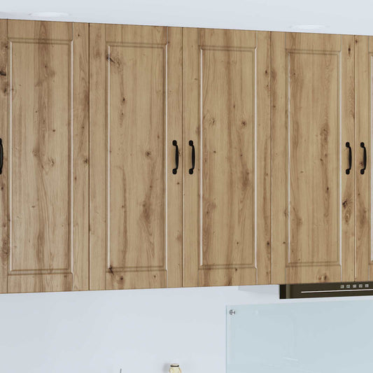 vidaXL Wall Cabinet PORTO Artisan Oak 80 x 31 x 100 cm Engineered Wood