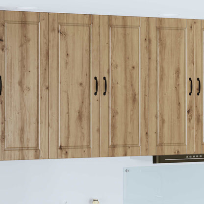 vidaXL Wall Cabinet PORTO Artisan Oak 80 x 31 x 100 cm Engineered Wood