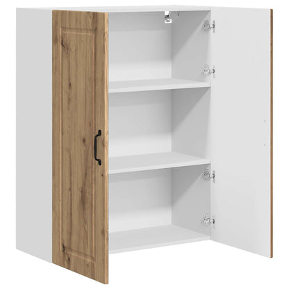 vidaXL Wall Cabinet PORTO Artisan Oak 80 x 31 x 100 cm Engineered Wood