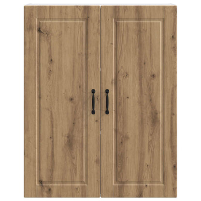 vidaXL Wall Cabinet PORTO Artisan Oak 80 x 31 x 100 cm Engineered Wood