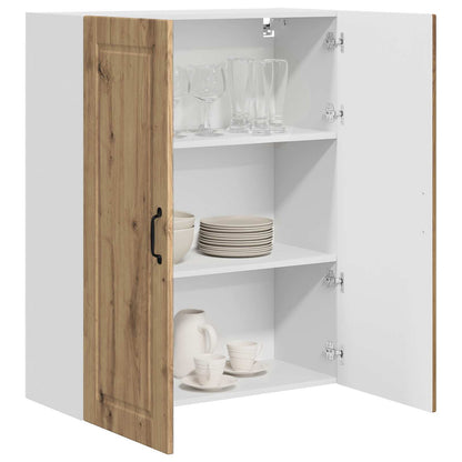 vidaXL Wall Cabinet PORTO Artisan Oak 80 x 31 x 100 cm Engineered Wood