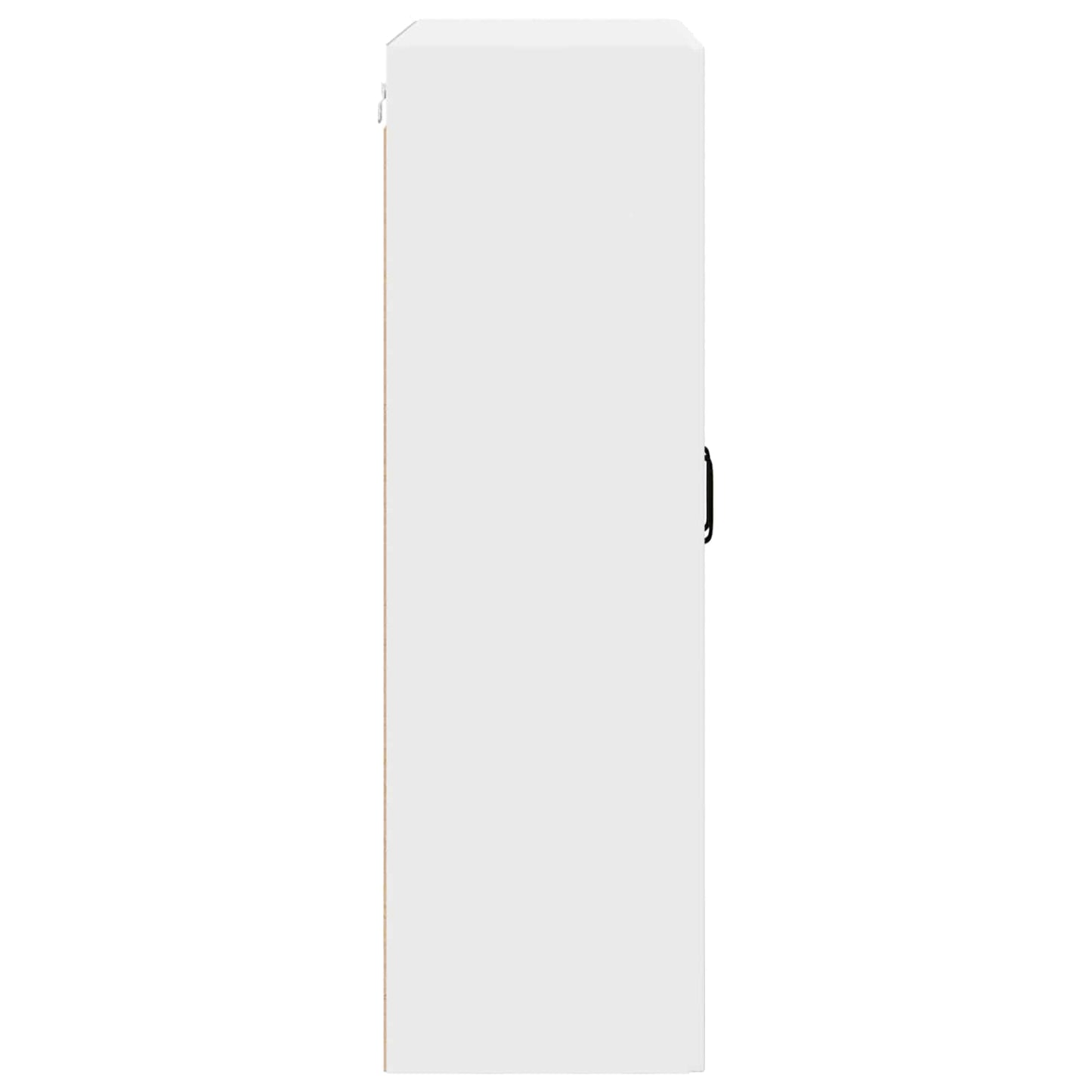 vidaXL Wall Glass Cabinet PORTO White 80 x 31 x 100 cm Engineered Wood