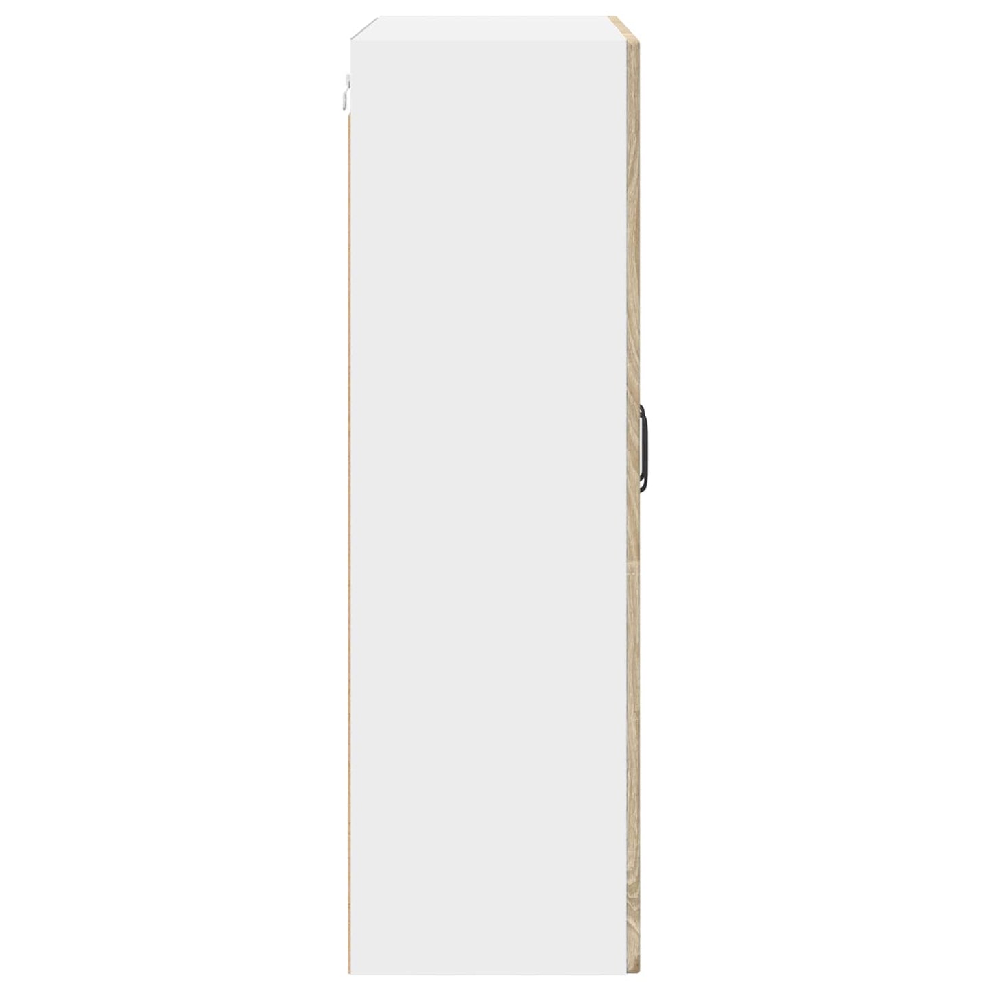 vidaXL Wall Glass Cabinet PORTO Sonoma Oak 80 x 31 x 100 cm