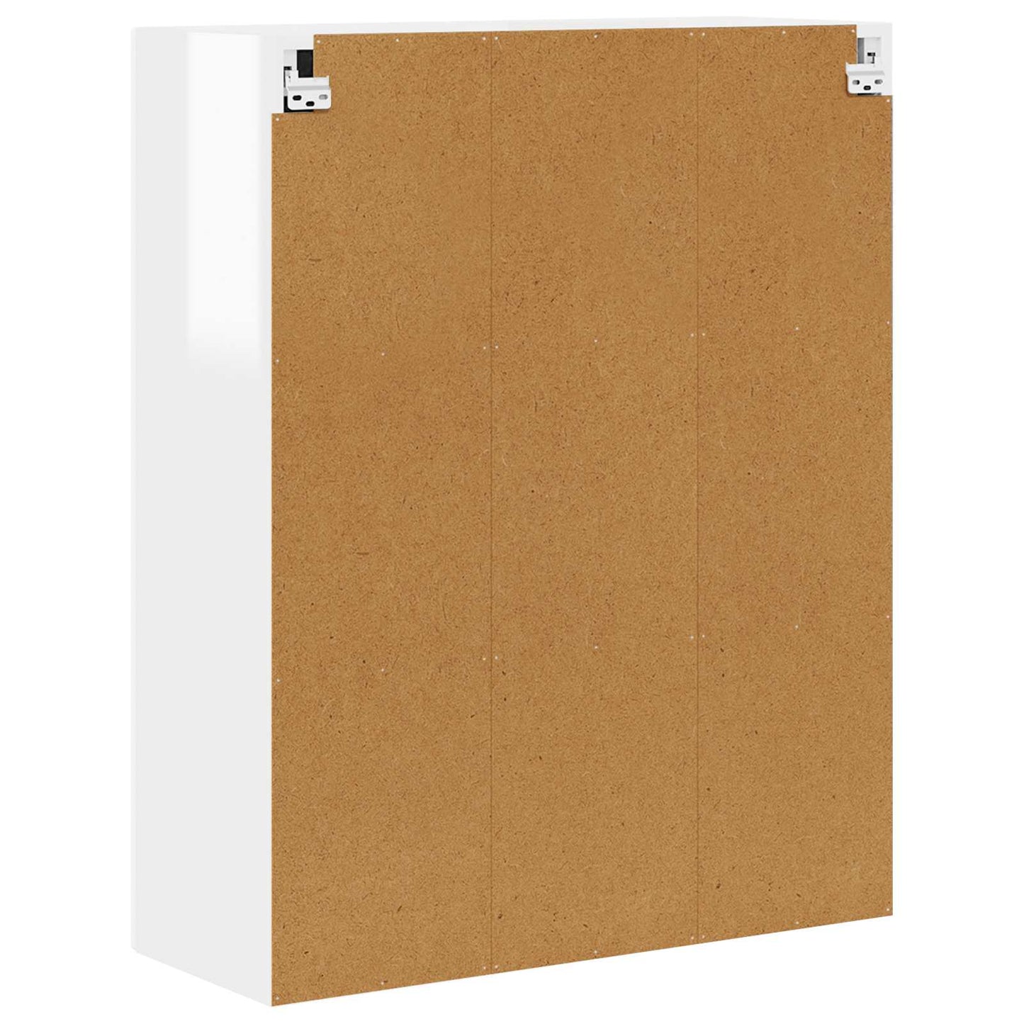 vidaXL Wall Glass Cabinet PORTO High Gloss White 80 x 31 x 100 cm