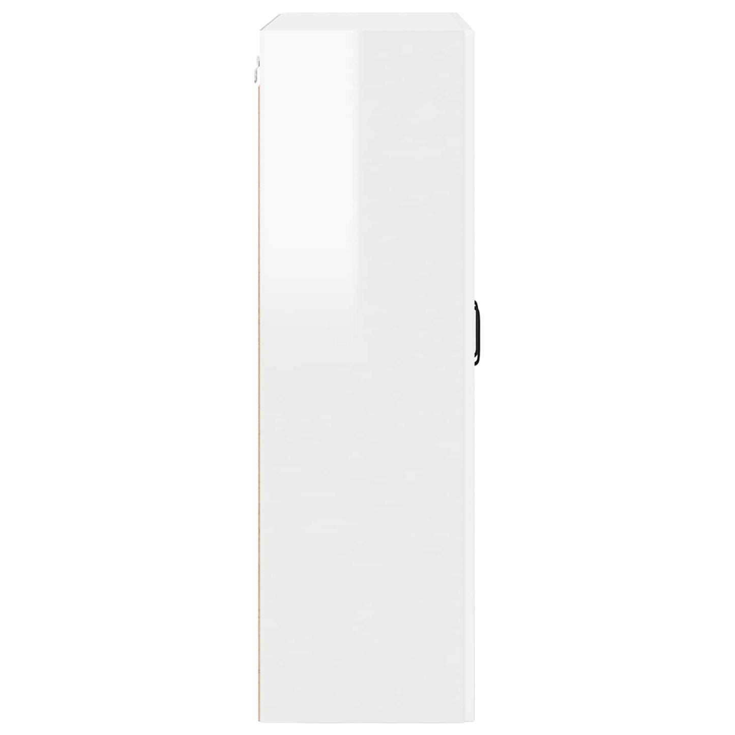 vidaXL Wall Glass Cabinet PORTO High Gloss White 80 x 31 x 100 cm