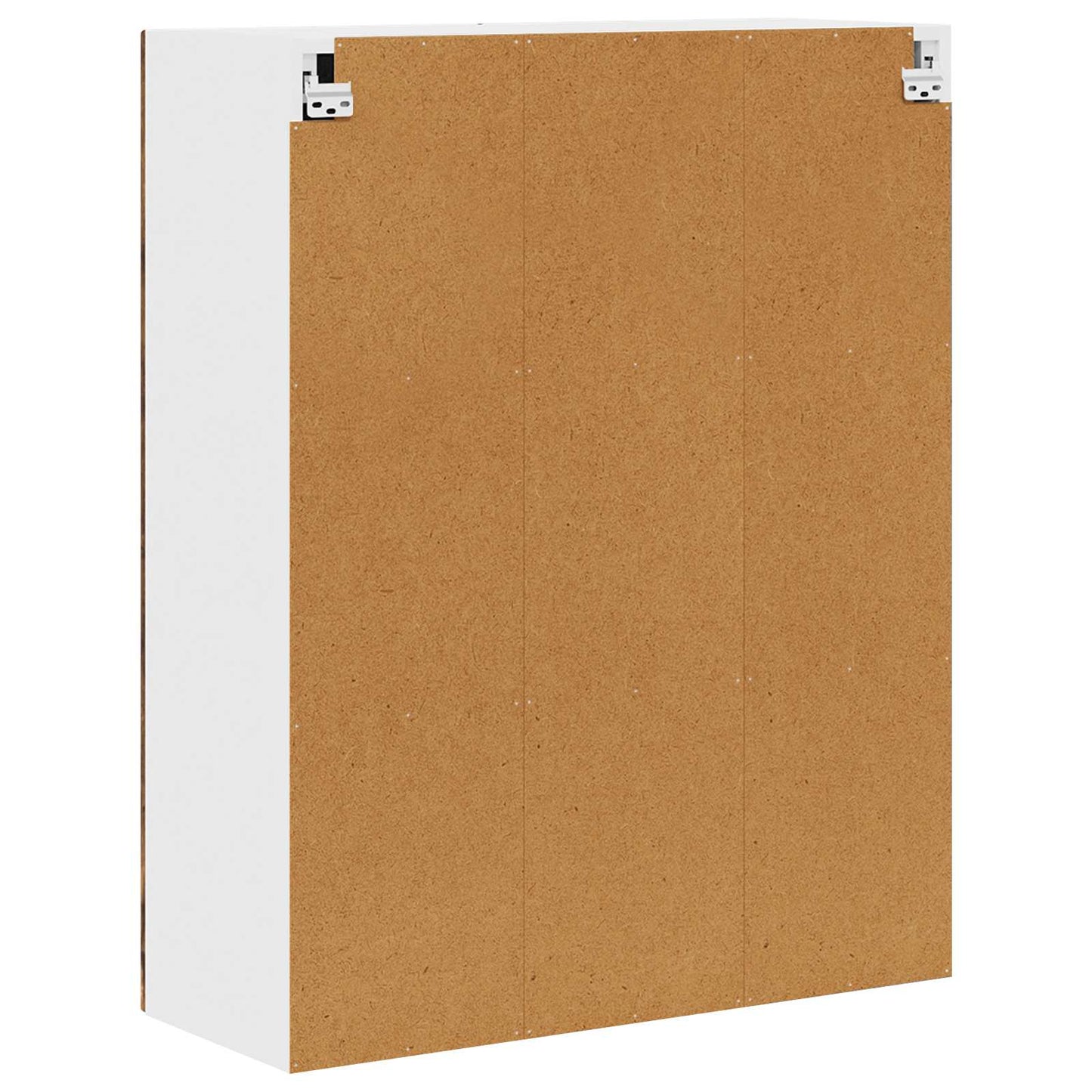 vidaXL Wall Glass Cabinet PORTO Smoked Oak 80 x 31 x 100 cm