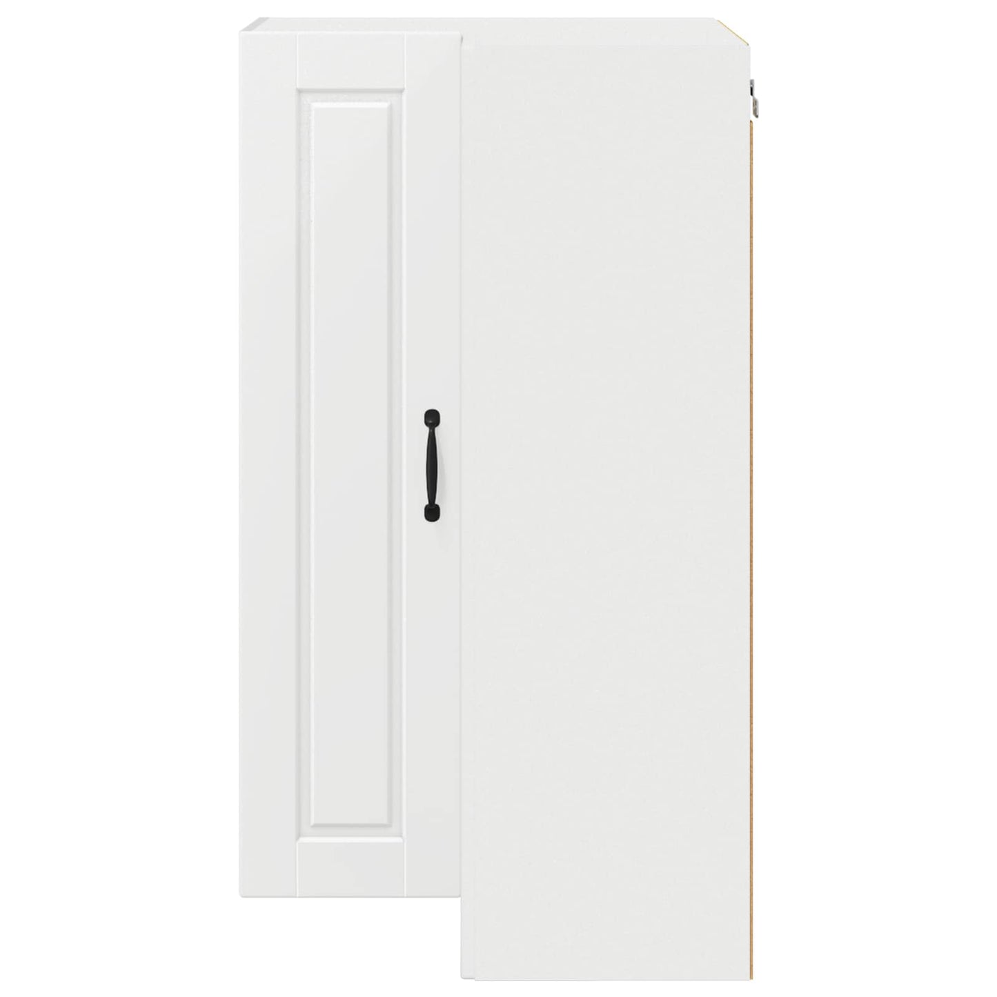 vidaXL Wall Corner Cabinet PORTO White 57 x 57 x 100 cm