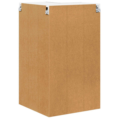 vidaXL Wall Corner Cabinet PORTO Black 57 x 57 x 100 cm